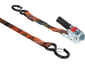 Ratschenzurrgurt, zweiteilig Rebel 400kg,4m Orange VPE = Stück