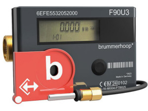 Elster Einstrahl-Wärmezähler F90S3 Qp0,6 DN15 110 mm, Rücklauf, ACAA 000542