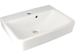 Handwaschbecken Geberit Renova Plan, BxHxT: 480 x 165 x 380 mm, weiß