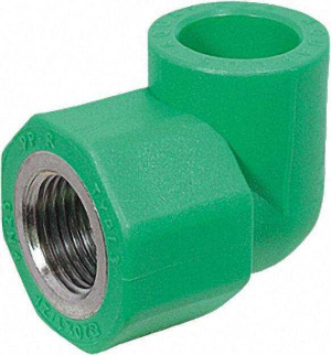 Ppr Rohr Aqua-Plus Winkel IG PN25 32 mm x DN25 1"