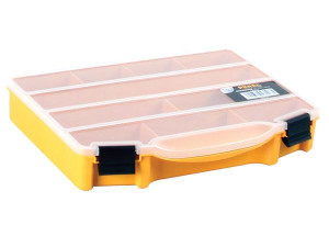Perel Sortimentskasten OMR10, 10 feste Fächer, kompakt, 251x200x44mm, robust und transportabel