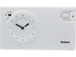 Theben -Uhrenthermostat RAM 782 weiß Steckreiter 24 Std. /7 Tage-Prog.
