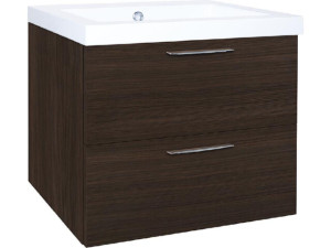 Wtu+mineralguss-wt EKRY Eiche Biber, 2 Auszüge 610x550x510mm