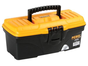 Perel Werkzeugkoffer OM13, 320x165x136mm, mit herausnehmbarem Fach, kompakt und robust