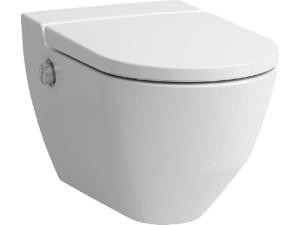 Dusch-wc Laufen Navia 370x380x580 mm spülrandlos LCC weiß