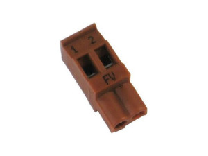 Buderus 7747023728 Anschlussklemme 2-pol FV sigbraun everp