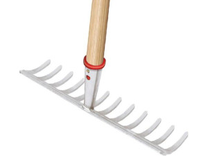 Ideal-gartenrechen 14 Zinken, 360mm, Langstiel