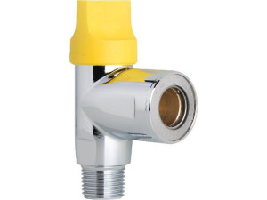 Gas-steckhahn TSV 1/2'' Eck verchromt