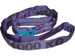 Rundschlinge aus Polyester DIN EN1492-2 Violett= 1t, Länge 3m