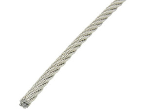 Edelstahl-drahtseil 7X19 weich Art. 8382 A4 2,0 mm VPE: 250m
