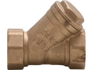Schmutzfänger PN16 Messing mit Edelstahlsieb DN15 (1/2")