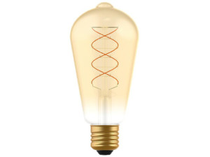 Led Deko/Vintage Leuchtmittel - Röhrenform ST64 E27 4W 250lm 1800K Gold 330° - dimmbar