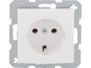 Up Steckdose SCHUKO Berker 47438989, 250V, 16A polarweiß, glänzend, 1 Stück