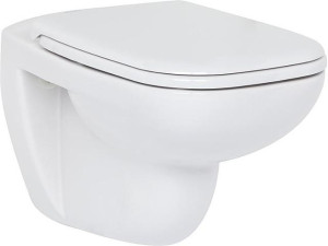 Wand-tiefspül-wc Duravit D-Code spülrandlos, weiß