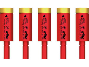 Drehmoment-adapter-set Wiha® easyTorque electric, 5-teilig