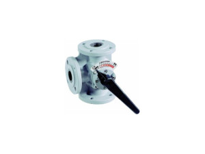 Honeywell Dreiwege-Mischer DR125GFLA DN125, PN6, Grauguss, Flanschausführung