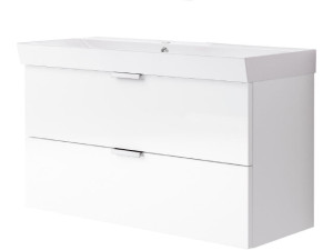 Wtu+keramik-wt EBSI weiß Hochglanz 2 Auszüge 970x590x400 mm