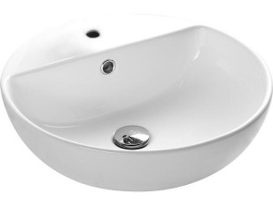 Aufsatz-wt HAPPY HOUR, BxHxT 470x180x470mm mit 1 Hanhloch