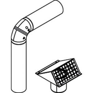 Viessmann Außenwandblende kompakt DN160 (EPP) ZK01840