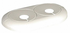 Fränkische 75915800 alpex-L Doppelrosette 15 mm für Ventilachsabstände 35-55 mm