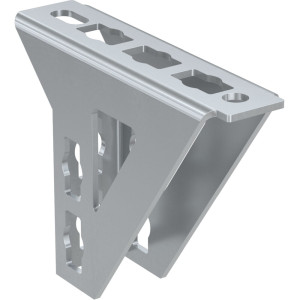 Fischer PUWF Winkelkonsole 201x150mm Stahl galvanisch/elektrolytisch verzinkt Schienensystem VPE 10 Stück