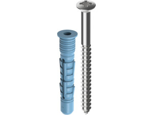 Tox Allzweckdübel Aqua Stop Pro 6x38 mm + Schraube in Runddose 14271011 VPE 40 Stück