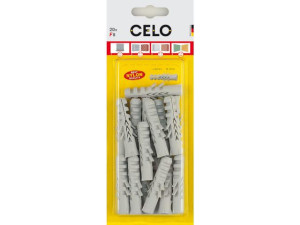 Celo Blister Normaldübel F 12, VPE 8 Stück Blister