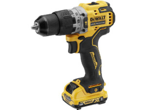 Akku-schlagbohrschrauber DeWALT 12V DCD706D2-QW mit 2x 2,0 Ah Akkus und Ladegerät