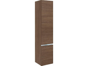 Hochschrank Serie MBH 2 Türen Eiche Khaki Anschlag rechts 350x1655x370mm