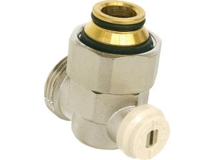 Caleffi Einzelkugelhahn Eckform 3/4''IG Eurokonus Rohranschluss 3/4''