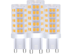 Led SMD Leuchtmittel - Korn G9 4.5W 550lm 2700K Klar 3er Pack
