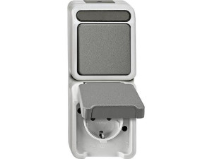 Schuko-steckdose/wechselschalter MEG3495-8029