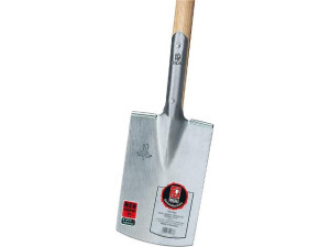 Ideal-spaten Gärtner Form Größe 2, Trittschutz, T-Stiel