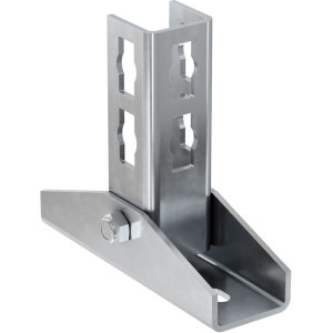Fischer PVB Schienenfuß variabel für Montageschienen FUS,C-Profil 0-180° Stahl DD11 verzinkt VPE 5 Stück