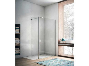 Walk-in Glasduschwand Eloa 2.0 1175-1190mm,H:1950mm+300mm Klappteil,ges. 1390mm,Sigla 6mm
