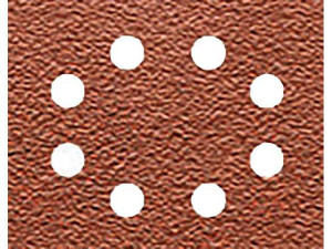 Schleifpapier DeWalt 8-fach gelocht K150 115x140mm VPE: 25 Stück