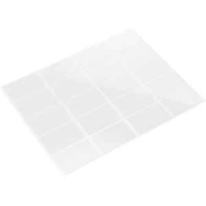 Fischer Montagestreifen 36x22mm weiß-20 bis +70°C Blisterkarte VPE 20 Stück