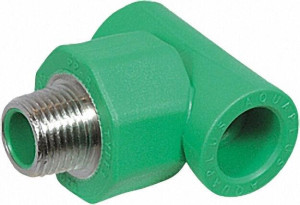 Ppr Rohr Aqua-Plus T-Stück AG PN25 32 mm x DN25 1" x 32 mm