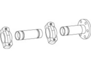 Buderus Anschluss-Set 1 Sole-Heiz hinten für Sole-Wasser.-WP WPS54.2 - 64.2 HT 8738206909
