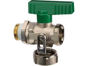 Kfe Kugelhahn DN15 1/2" PN10 für Trinkwasser Durchgang vernickelt