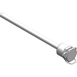 Viessmann Tauchhülse G1/2 L 215mm mit Klammer 7833936