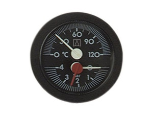 Ewfe Thermo-Manometer, für Heizungsanlagen, kompatibel mit MZ-Serien,