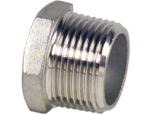 Gewindefitting Edelstahl Reduzierstück DN40 (1 1/2")xDN20 (3/4") AGxIG
