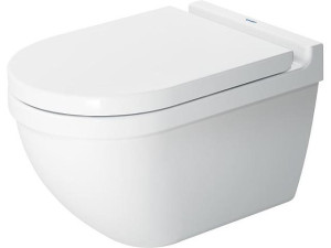 Wand-wc Duravit Starck 3 Tiefspüler, Spülrandlos, weiss