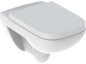 Wc-set Geberit Renova Plan, Wandtiefspül-WC & Sitz, spülrandlos, Softclose, 355x345x540mm, weiß