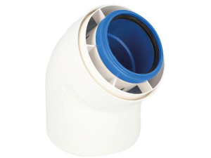 Condensblue AZ-C Aussenwand Bogen 45° DN80/125