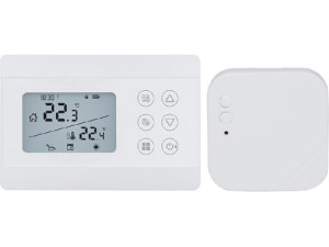 Funk-raumthermostat Digital Imit Silver CR/RF S