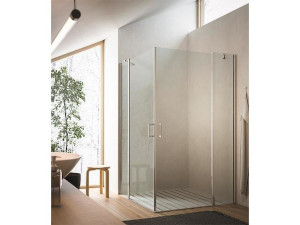 Eck-duschkabine Eloa 2.0 6mm stark, 780-795x780-795x1950 mm, 2 Drehtüren