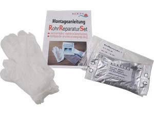 Koch Rohrreparatur-Set - Set 1: Schutzbandage 25x1800mm, Schutzhandschuhe, Montageanleitung