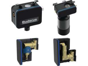 Buderus System-Brennwertkessel Logano plus E3-PKP8000 Paket Logaplus-Paket E3-PKP8000 2" mit digitaler Anzeige Füllkombination Luft- und Sch